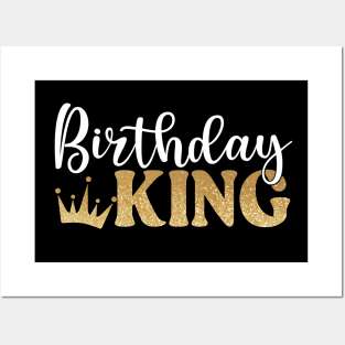 Birthday King Crown Posters and Art